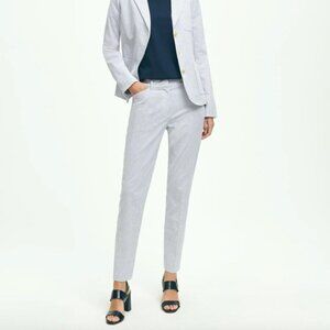 Brooks Brothers Seersucker Crop Pants